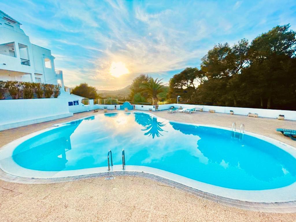 Apartamento Atardecer En Menorca Son Parc Vista Al Campo De Golf Kültér fotó