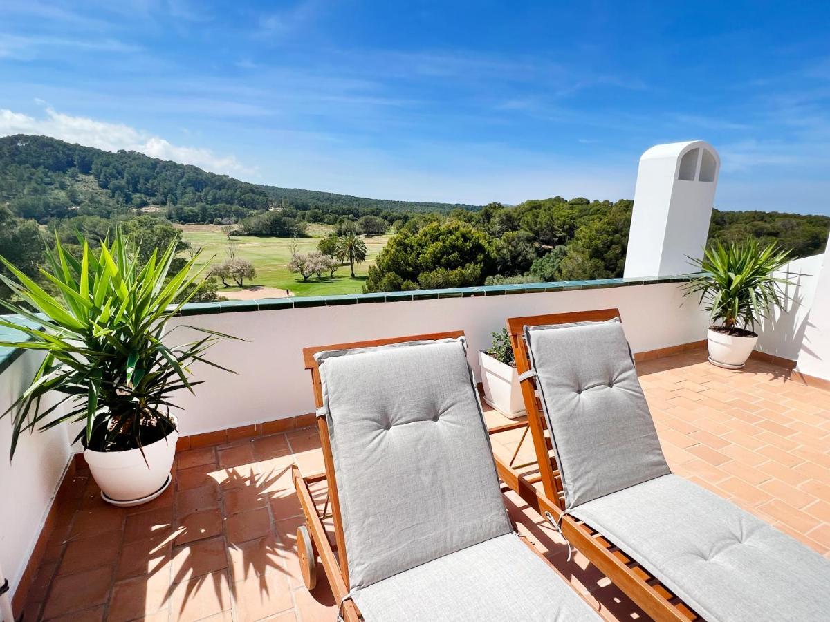 Apartamento Atardecer En Menorca Son Parc Vista Al Campo De Golf Kültér fotó