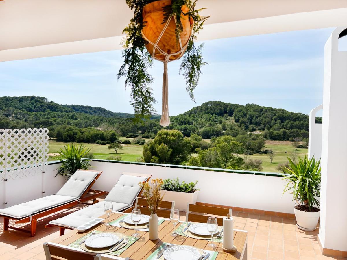 Apartamento Atardecer En Menorca Son Parc Vista Al Campo De Golf Kültér fotó